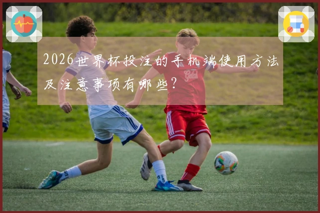 2026世界杯投注的手机端使用方法及注意事项有哪些？